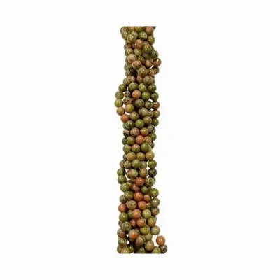 Bijoux - Unakite perles 8mm sur fil 40cm - ARABESK