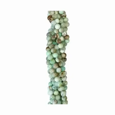 Bijoux - Chrysoprase A perles 8-9mm sur fil 40cm - ARABESK