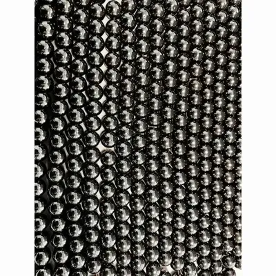 Bijoux - Hematite perles rondes 10mm sur fil 40cm - ARABESK