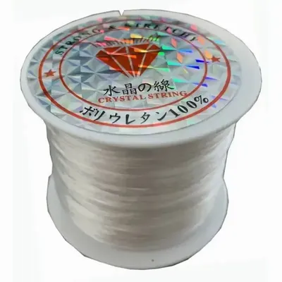 Jewelry - Flat white elastic wire 50m - ARABESK