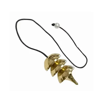 Bijoux - Pendule Osiris en Laiton Cordon en Cuir - ARABESK