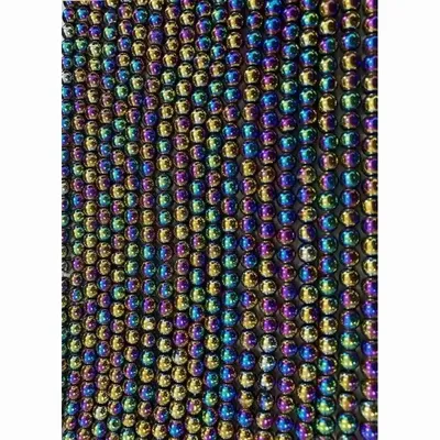Bijoux - Hematite Rainbow A perles rondes 6mm sur fil 40cm - ARABESK