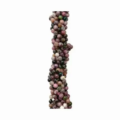 Bijoux - Tourmaline Multicolore A perles 5-6mm sur fil 40cm - ARABESK