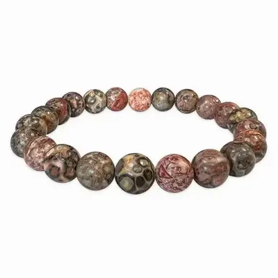 Bracelets - Bracelet Jaspe Orbiculaire Léopard 8mm - ARABESK