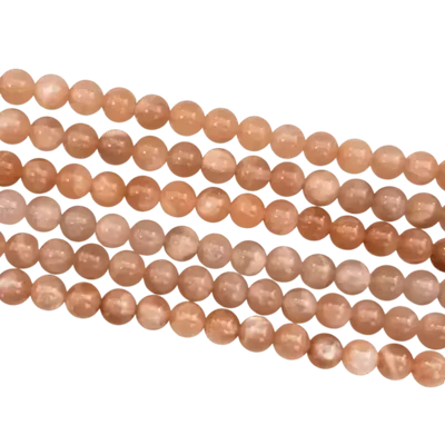 Jewelry - Sunstone beads 5.5-6.5mm on 40cm thread - ARABESK