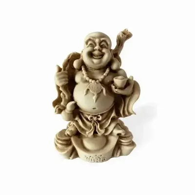 Decorative objects - Buddha of Happiness resin 12cm - ARABESK
