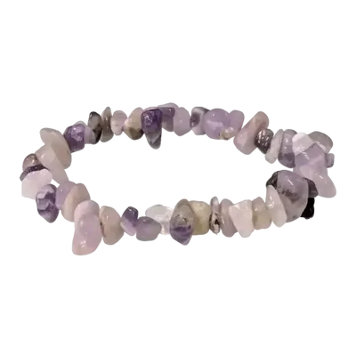 Bracelets - Bracelet Améthyste rubanée A chips 18cm - ARABESK