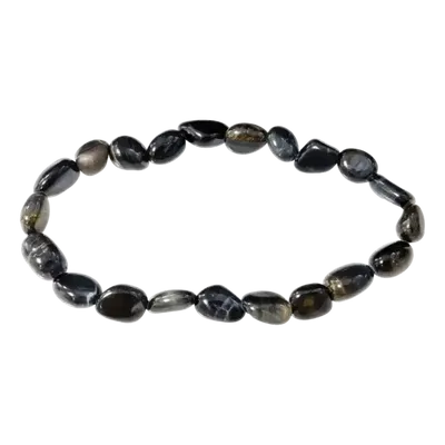 Bracelets - Falcon eye A tumbled stones bracelet - ARABESK