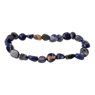 Bracelets - Sodalite A+ tumbled stone bracelet - ARABESK