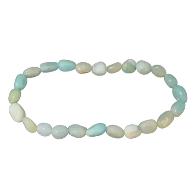 Bracelets - Bracelet Amazonite Perou A pierres roulées - ARABESK