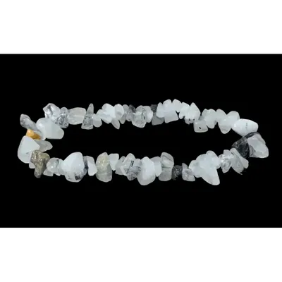 Bracelets - Bracelet Cristal de Roche Tourmaline A chips - ARABESK