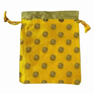 Bijoux - Petit Sac satiné jaune pack 100 pcs - ARABESK