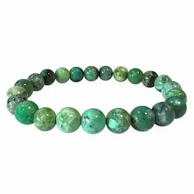 Bracelets - Bracelet Variscite A perles 8mm - ARABESK