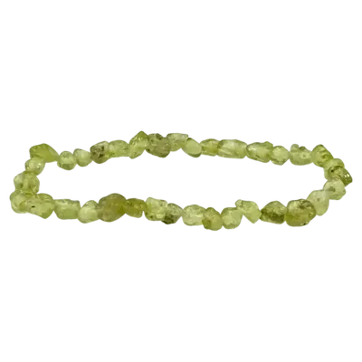 Bracelets - Peridot Bracelet A tumbled stones - ARABESK