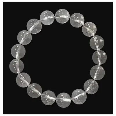 Bracelets - 12mm pearls rock crystal A bracelet - ARABESK