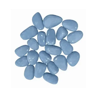 Jewelry - Angelite A tumbled stones 2-3cm 250g - ARABESK