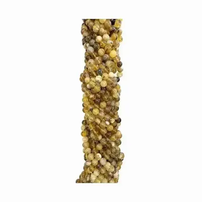 Bijoux - Opale Jaune perles 8mm sur fil 40cm - ARABESK