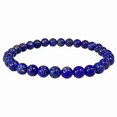 Bracelets - Bracelet Lapis Lazuli AAA beads 5-6mm - ARABESK