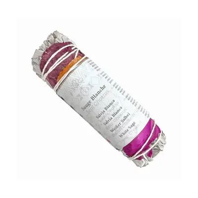 Scents - California White Sage & 7 Chakras Rose Petals smudge 25-30g 10cm - ARABESK