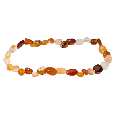 Bracelets - Bracelet Cornaline A pierres roulées - ARABESK