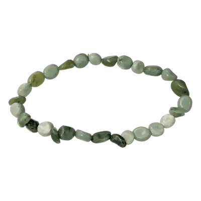 Bracelets - Jade Nephrite tumbled stone bracelet - ARABESK