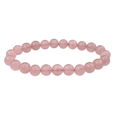 Bracelets - Bracelet Quartz Fraise Hematoide A perles 8mm - ARABESK