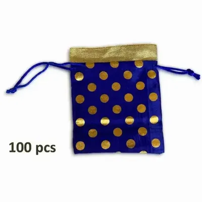 Jewelry - Small blue Satin bag Pack 100 pcs - ARABESK