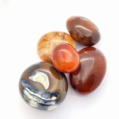 Jewelry - Pebbles tumbled Carnelian stone  A 1Kg - ARABESK