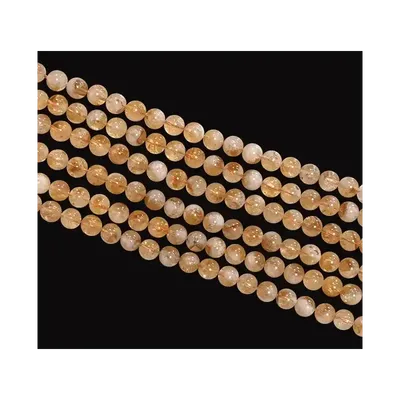 Jewelry - Heated Citrine A beads 6-7mm on 40cm wire - ARABESK