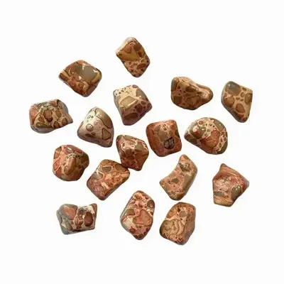 Jewelry - Leopard Jasper Rhyolite A tumbled stone 250g - ARABESK