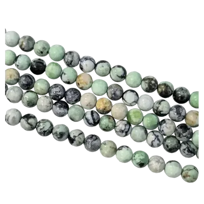 Bijoux - Variscite A perles 6mm sur fil 40cm - ARABESK