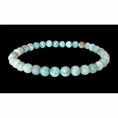Bracelets - Bracelet Larimar AA perles 5-6mm - ARABESK