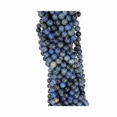 Bijoux - Dumotierite A perles 8.5mm sur fil 40cm - ARABESK