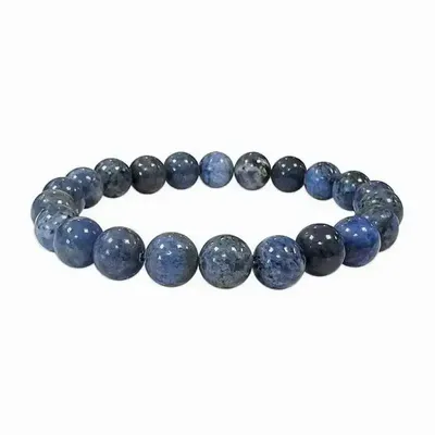 Bracelets - Dumortierite bracelet A beads 8.5mm - ARABESK
