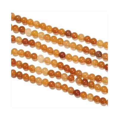 Bijoux - Aventurine Orange A perles 6mm sur fil 40cm - ARABESK