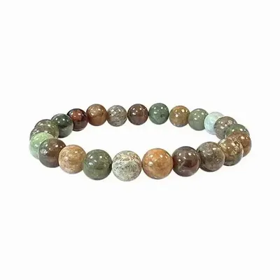 Bracelets - Bracelet Green Opal beads 8mm - ARABESK