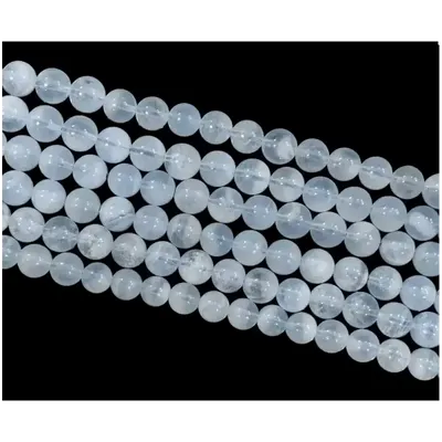 Jewelry - Aquamarine AA beads 8.5-9mm on 40cm thread - ARABESK