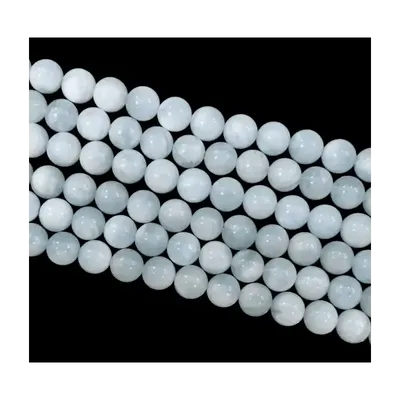 Jewelry - Aquamarine A 10mm pearls on string - ARABESK