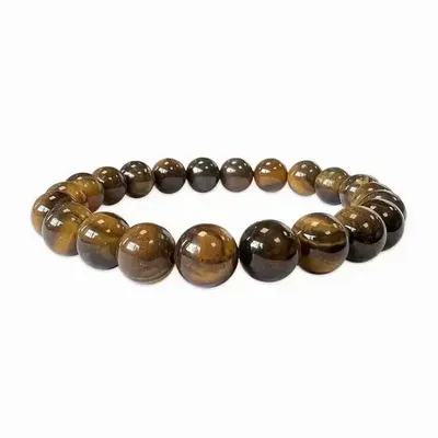 Bracelets - Tiger's eye 8mm pearls bracelet - ARABESK