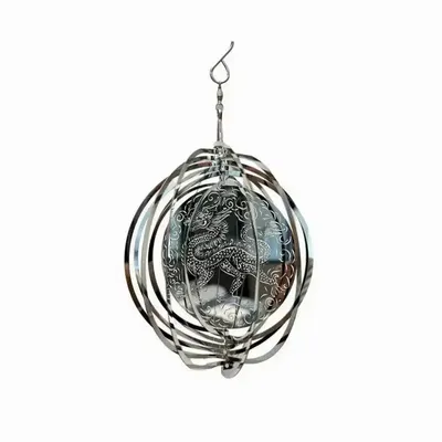Decorative objects - Wind chime 3D steel dragon 15cm - ARABESK