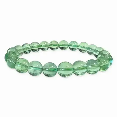 Bracelets - Bracelet Fluorite Verte AAA perles 8-9mm - ARABESK