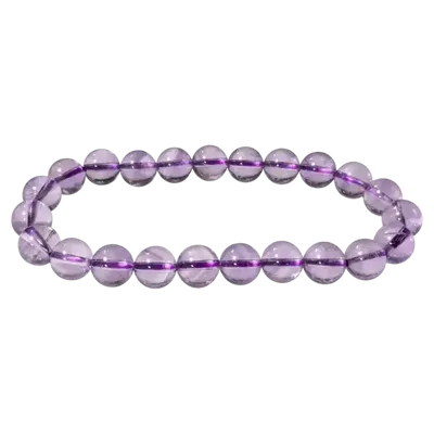 Bracelets - Bracelet Amethyste AAA perles 8mm - ARABESK