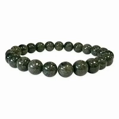Bracelets - Seraphinite A bracelet beads 7.5-8.5mm - ARABESK