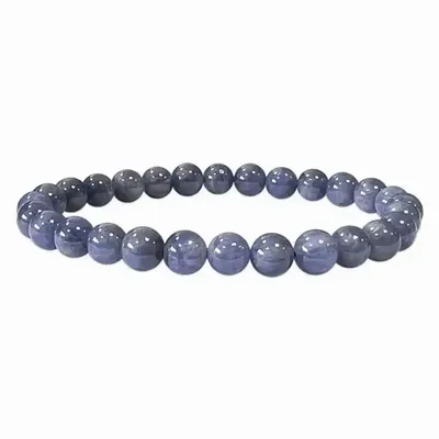Bracelets - Tanzanite 6mm AA pearls bracelet - ARABESK
