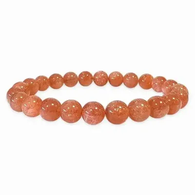 Bracelets - Bracelet Pierre de Soleil AAA perles 7.5-8.5mm - ARABESK