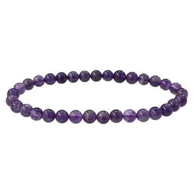 Bracelets - Amethyst bracelet A 6-7mm beads - ARABESK