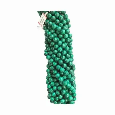 Bijoux - Malachite AA perles 10mm sur fil 40cm - ARABESK