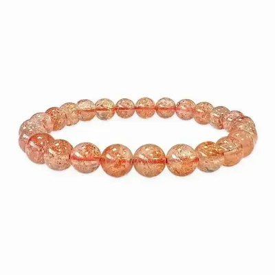 Bracelets - 7-8mm AAA Sunstone pearls bracelet - ARABESK
