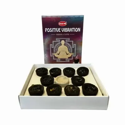 Senteurs - HEM pastille charbon avec résine  Vibration Positive - ARABESK