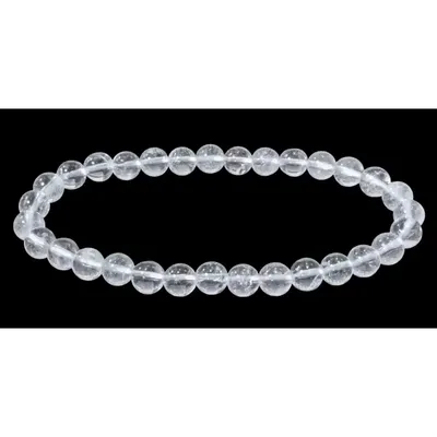 Bracelets - Bracelet cristal de roche A perles 6mm - ARABESK